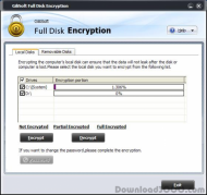 GiliSoft Full Disk Encryption screenshot